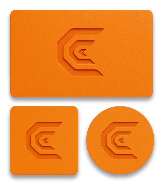 CrypTag tag form factors