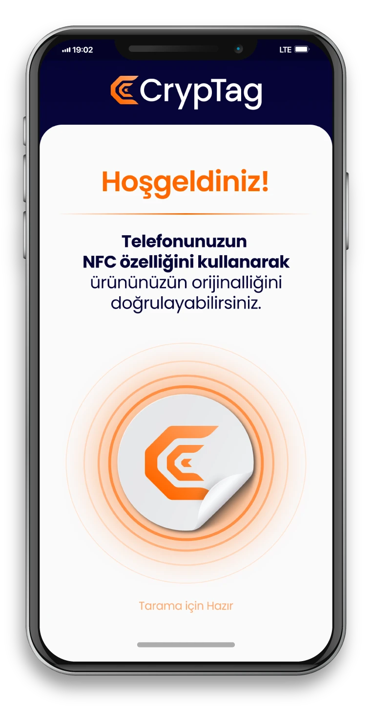 CrypTag Mobil Uygulaması